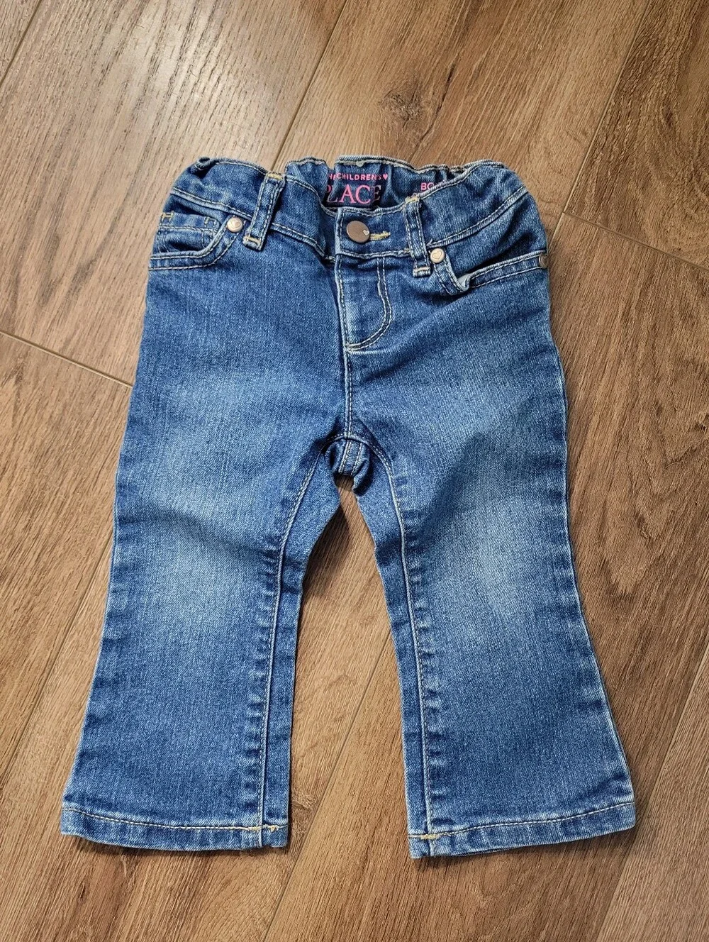 The Children's Place Girls' Medium Blue Bootcut Denim Jeans